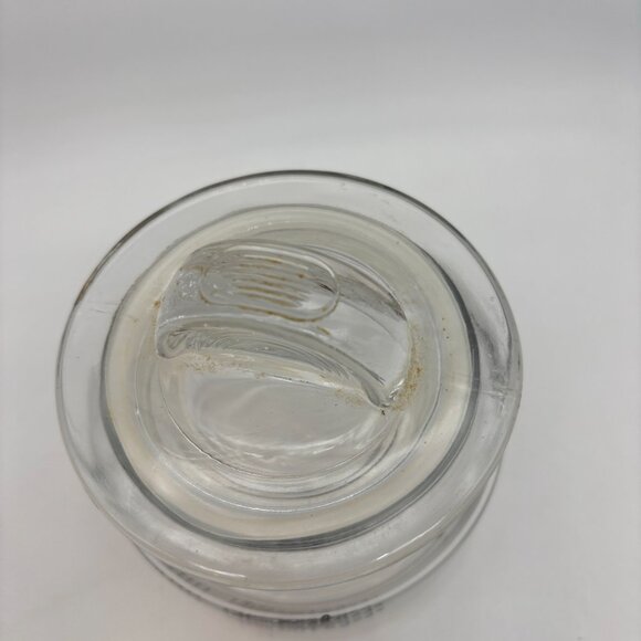 Vintage Bellsouth The Real Yellow Pages Retro Clear Small Desktop Jar with Lid - Picture 8 of 16